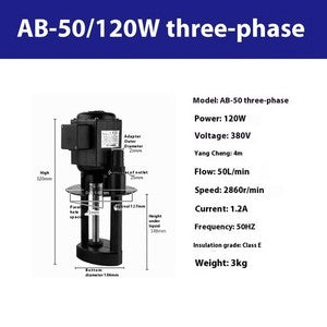 ya-26-7.28-DOB-25-220V-Machine-Coolant-Pump-Cooling-Water-Pump-120W-2860r/min-25L/minj
