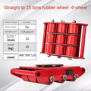 ya 26 8.1 Straight Traveling Universal Carrying Tank Wheel Rubber Wheel Carrying Tankd