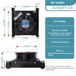 ya 26 8.1 Air-cooled Oil Radiator Cooler Truck-mounted Crane Modified Fuel Tank Coolingb