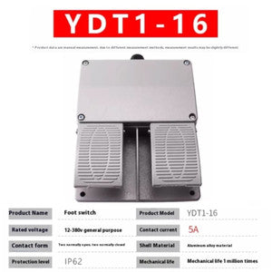 ya-26-7.28-YDT1-16-AC-380V-6A-Aluminum-Double-with-KH9011-Core-Silver-Point-Foot-Pedalh