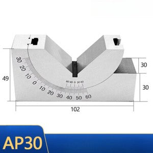 ya 26 8.1 Adjustable Angle Gauge High Pision Angle Pad Gauge V-Slope Angle Blocki
