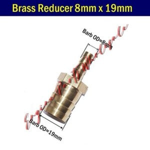 ya 18 8.3 TEE Y Union ELBOW Barb Fitting Connector Reducer Adapter Splicer Joiner to17302