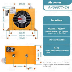 ya 26 8.1 Air-cooled Oil Radiator Cooler Truck-mounted Crane Modified Fuel Tank Coolingo