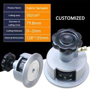 ya 26 7.28.2 Disc Sampler Paper Cloth Fabric Sampling Knife Machine Engraved Cut Cloth Knifeb