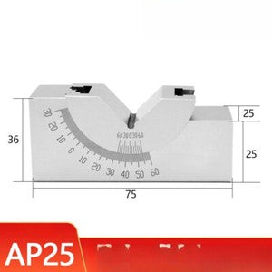 ya 26 8.1 Adjustable Angle Gauge High Pision Angle Pad Gauge V-Slope Angle Blocke