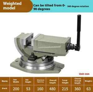 ya 26 7.28.3 Heavy Duty Tiltable Pision Angle Type Flat Jaw Vise 5 Inch 6 Inch Bede