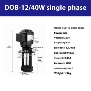 ya-26-7.28-DOB-25-220V-Machine-Coolant-Pump-Cooling-Water-Pump-120W-2860r/min-25L/minc