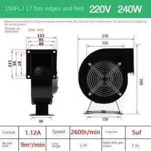 ya-26-7.28-220V-240W-150FLJ17-Small-High-speed-Industrial-Heat-Dissipation-Blower-Modelc