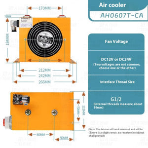 ya 26 8.1 Air-cooled Oil Radiator Cooler Truck-mounted Crane Modified Fuel Tank Coolingn