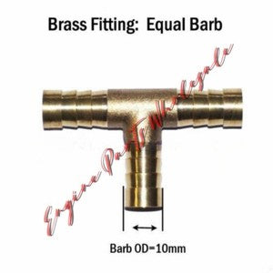 ya 18 8.4.3 TEE Y Union ELBOW Barb Fitting Connector Reducer Adapter Splicer Joiner to29339