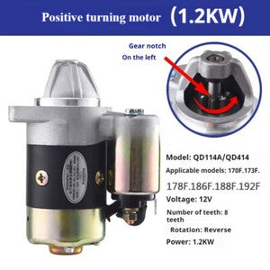 ya 26 8.1 Generator Road Cutting Parts Motor 168 186 188 192F Diesel Engine Starterd