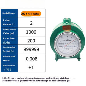 ya 26 7.28.3 Laboratory Wet Type Gas Flowmeter Anti-corrosion High Pision Gas Flow Testerb