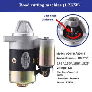ya 26 8.1 Generator Road Cutting Parts Motor 168 186 188 192F Diesel Engine Startere