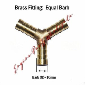 ya 18 8.3 TEE Y Union ELBOW Barb Fitting Connector Reducer Adapter Splicer Joiner to17349