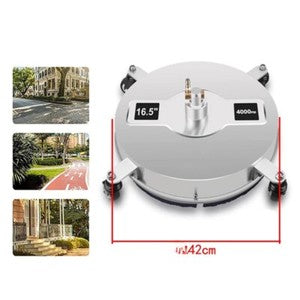 ya 26 7.28.2 Pressure Washer Surface Cleaner 16.5 4 Wheel Stainless Steel Heavy Duty 4000PSIc
