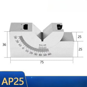 ya 26 8.1 Adjustable Angle Gauge High Pision Angle Pad Gauge V-Slope Angle Blockk