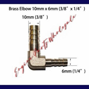 ya 18 8.3 TEE Y Union ELBOW Barb Fitting Connector Reducer Adapter Splicer Joiner to16861