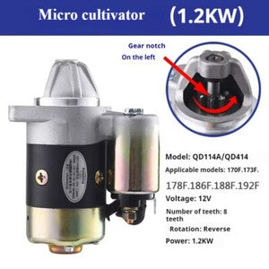 ya 26 8.1 Generator Road Cutting Parts Motor 168 186 188 192F Diesel Engine Starterc