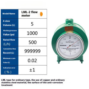 ya 26 7.28.3 Laboratory Wet Type Gas Flowmeter Anti-corrosion High Pision Gas Flow Testerh