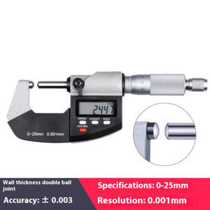 ya 26 8.1 Digital Outside Micrometer 0-25mm High Accuracy 0.001 Spiral Micrometerc