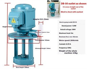 ya-26-7.28-DB-12A/40W-Efficiency-Machine-Tool-Grinder-Coolant-Circulating-Oil-Pump-220Vk