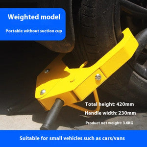 ya 26 7.28.2 Small Suction Cup Locker Car Tire Lock Wheel Lock Anti-occupation Floor Lockso