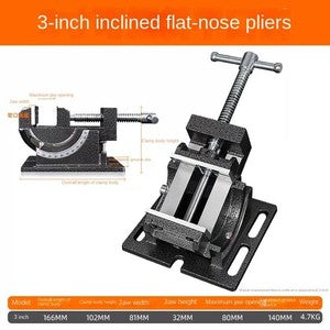ya-26-7.28-3-CROSS-DRILL-PRESS-Vise-X-Y-Clamp-Heavy-Duty-Machine-Slide-Metal-Milling-2-Wayb
