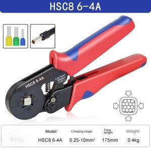 ya 26 7.28.2 HSC8 6-4 Hexago l Serrated Self-Adjusting Ratchet Wire Termi l Crimper Kitt