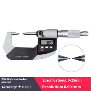 ya 26 8.1 Digital Outside Micrometer 0-25mm High Accuracy 0.001 Spiral Micrometere