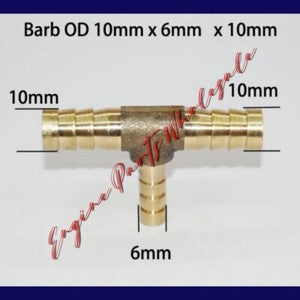 ya 18 8.3 TEE Y Union ELBOW Barb Fitting Connector Reducer Adapter Splicer Joiner to18293