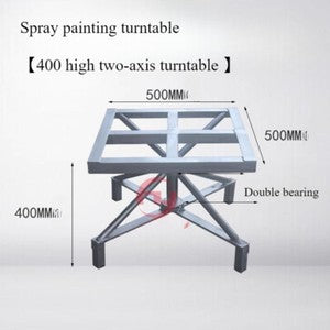 ya-26-7.28-360¡ã-Turntable-Iron-ame-Polishing-Paint-50*50cm-Double-ing-Metal-amen