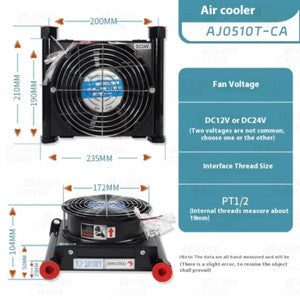 ya 26 8.1 Air-cooled Oil Radiator Cooler Truck-mounted Crane Modified Fuel Tank Coolings