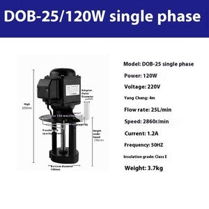 ya-26-7.28-DOB-25-220V-Machine-Coolant-Pump-Cooling-Water-Pump-120W-2860r/min-25L/minh