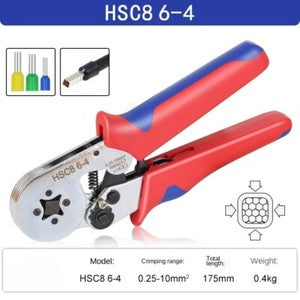 ya 26 7.28.2 HSC8 6-4 Hexago l Serrated Self-Adjusting Ratchet Wire Termi l Crimper Kitr