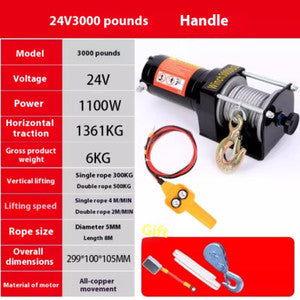 ya 26 8.1 Electric Winch Car Winch Machine Electric Hoist Winch Car Small Craneb