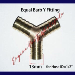ya 18 8.3 TEE Y Union ELBOW Barb Fitting Connector Reducer Adapter Splicer Joiner to18471