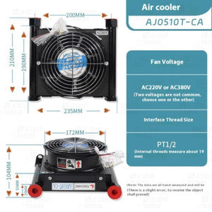 ya 26 8.1 Air-cooled Oil Radiator Cooler Truck-mounted Crane Modified Fuel Tank Coolingt