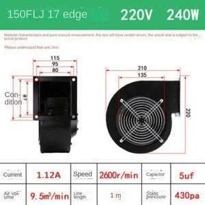 ya-26-7.28-220V-240W-150FLJ17-Small-High-speed-Industrial-Heat-Dissipation-Blower-Modelb
