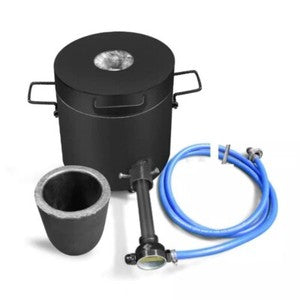 ya 26 7.28.3 Propane Melting Fur ce Metal Foundry Fur ce Kit / Graphite Crucible & Tongse