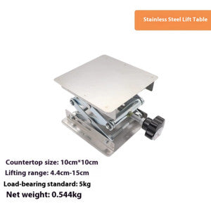 ya 26 7.28.2 Stainless Steel Aluminum Oxide Lift Table Leveler Small Manual Platform Lifterk