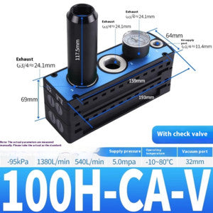 ya 26 7.28.3 High Flow Suction Multi-stage Vacuum Generator Pneumatic Pump Generatorb