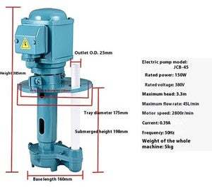 ya-26-7.28-DB-12A/40W-Efficiency-Machine-Tool-Grinder-Coolant-Circulating-Oil-Pump-220Vi