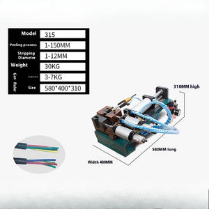 ya 26 8.1 Vertical Core Wire Pneumatic Wire Stripping Machine Small Wire Stripping Machineh