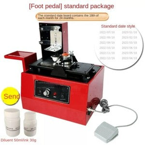 ya 26 8.1 SYM160 Environmental Desktop Electric Pad Printer Round Pad Printing Machineh