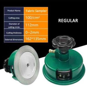ya 26 7.28.2 Disc Sampler Paper Cloth Fabric Sampling Knife Machine Engraved Cut Cloth Knifem