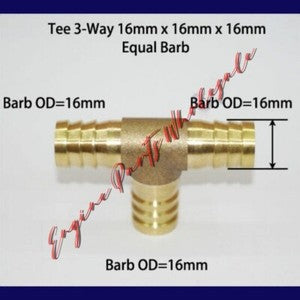 ya 18 8.4.2 TEE Y Union ELBOW Barb Fitting Connector Reducer Adapter Splicer Joiner to26357