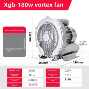 ya 26 8.1 High Pressure Vortex Fan Vortex Air Pump 220V Strong Vortex Industrial Pumpb