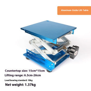 ya 26 7.28.2 Stainless Steel Aluminum Oxide Lift Table Leveler Small Manual Platform Lifteri