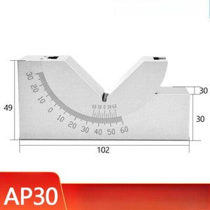ya 26 8.1 Adjustable Angle Gauge High Pision Angle Pad Gauge V-Slope Angle Blockf