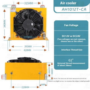 ya 26 8.1 Air-cooled Oil Radiator Cooler Truck-mounted Crane Modified Fuel Tank Coolingw